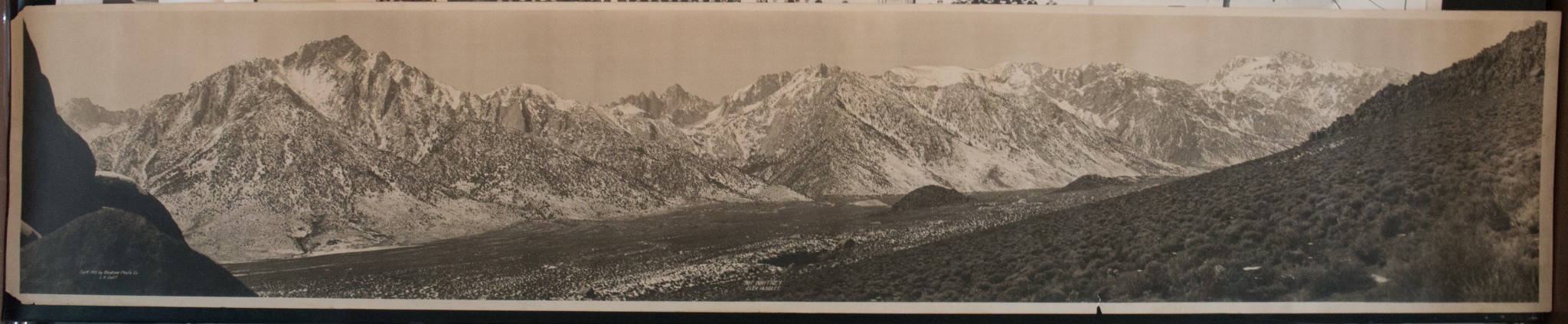 Mount Whitney, California from the Inyo Mountains near Lone Pine, 1913.
